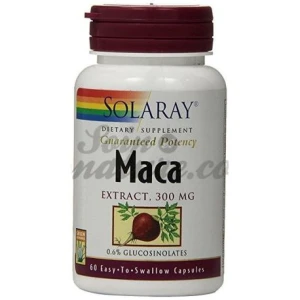 Solaray Maca 300 Mg Glucosinolates 60 Capsules