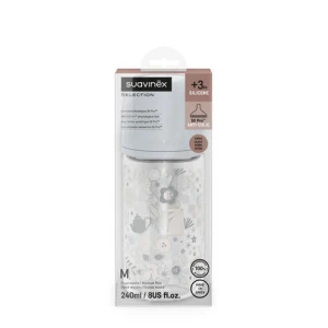 Suavinex Biberon Verre 240ml Sxpro M Bleu