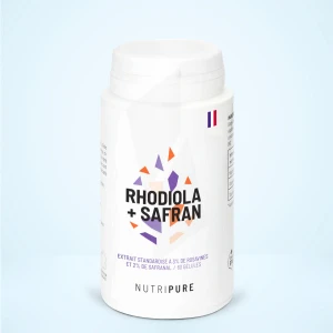 Nutripure Rhodiola + Safran Bio Gélules B/60