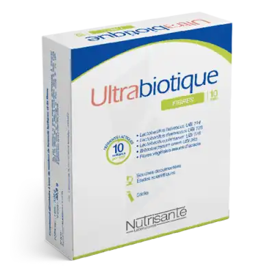 Nutrisanté Ultrabiotique Fibres Poudre 10 Sticks à Mérignac