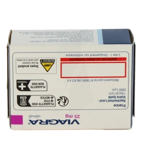 Viagra 25 Mg, Comprimé Pelliculé
