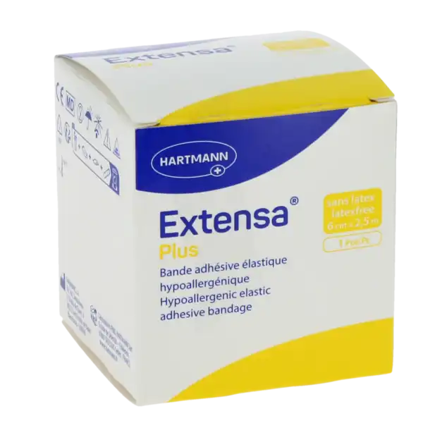 Extensa Plus Bde AdhÉsive Élastique Blanc 6cmx2,5m