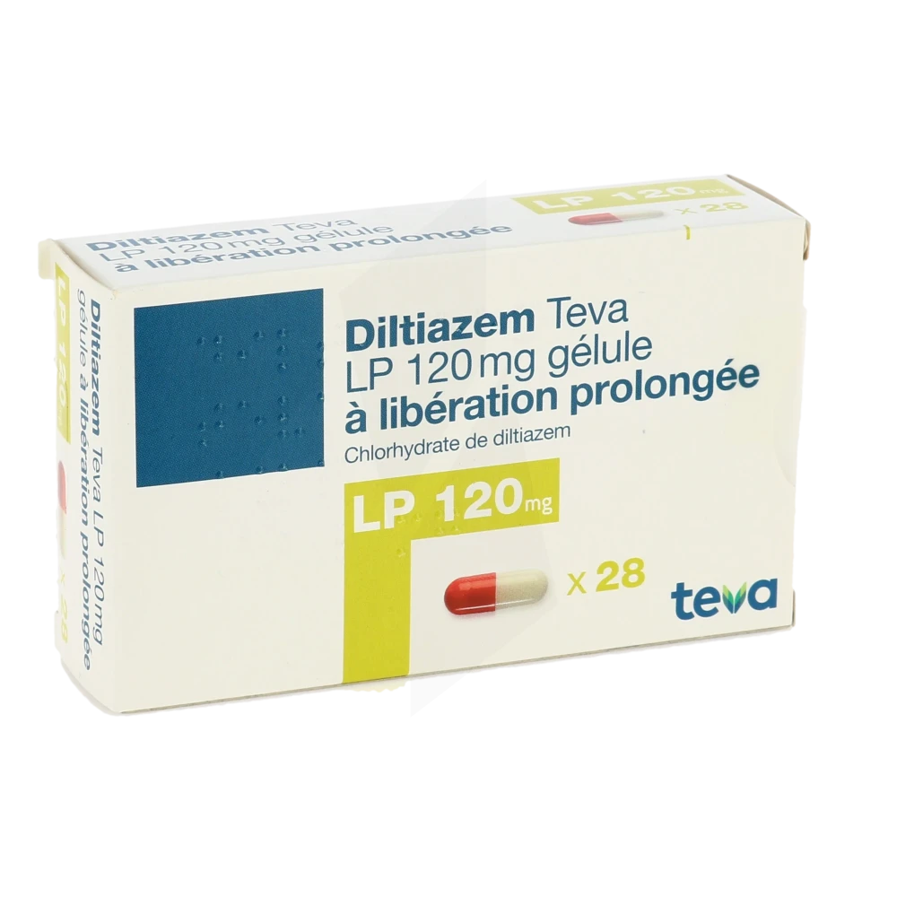 Diltiazem Teva L.p. 120 Mg, Gélule à Libération Prolongée