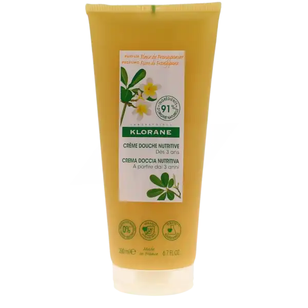 Klorane Fleur De Frangipanier Crème Douche Nutritive 200 Ml