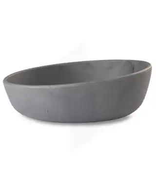 Bol Large Silicone Marbré Granite Gray