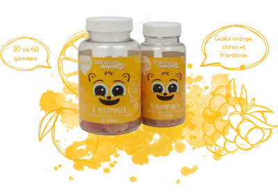 Nat&form Junior Ours Gomme Oursons 9 Vitamines B/30 à MARSEILLE