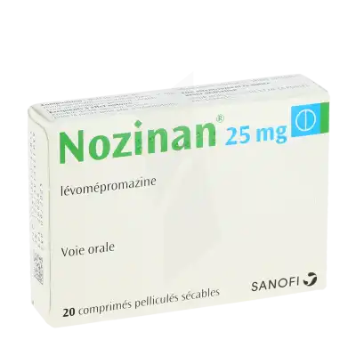 Nozinan 25 Mg, Comprimé Pelliculé Sécable à Bergerac