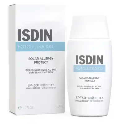 Isdin Solar Allergy Protection Crème Solaire Spf50+ 50ml à LE LAVANDOU