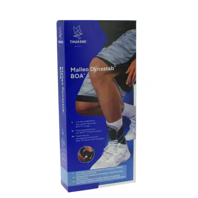 Thuasne Malleo Dynastab Boa Chevillère D’immobilisation Stabilisatrice Avec Système De Serrage Boa Fit System Gris Taille 1 à Belfort