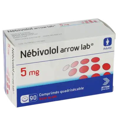 Nebivolol Arrow Lab 5 Mg, Comprimé Quadrisécable à CHASSE SUR RHÔNE