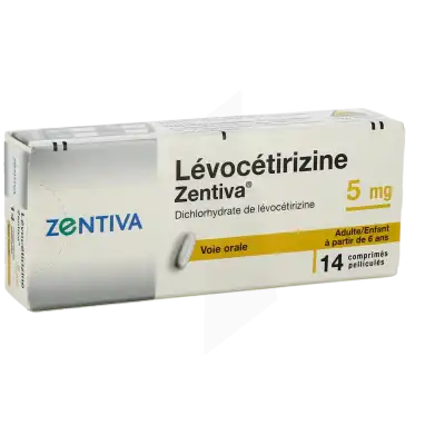 Levocetirizine Zentiva 5 Mg, Comprimé Pelliculé à Bordeaux