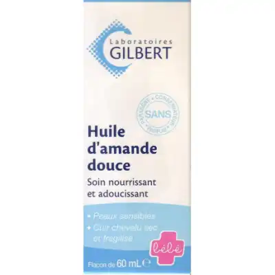 Gilbert Huile D'amande Douce 60ml à Chalon-sur-Saône