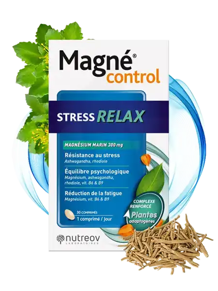 Nutreov Magné Control Stress Relax Comprimés B/30