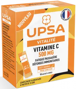 Upsa Vitamine C 500 Poudre 10 Sachets à Auterive