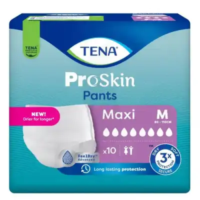 Tena Pants Proskin Maxi Slip Absorbant Pour Incontinence Urinaire Forte M Sachet/10 à AIX-EN-PROVENCE