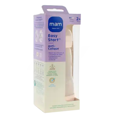 Mam Easy Start Nature Biberon Tétine Débit 2 Coton 260 Ml à VESOUL