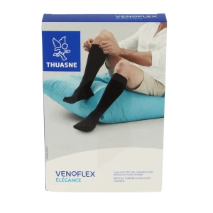 Venoflex Elegance 3 Chaussette Homme Noir T3l