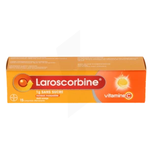 Laroscorbine Sans Sucre 1 G, Comprimé Effervescent