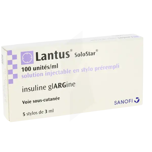 Lantus Solostar 100 Unités/ Ml, Solution Injectable En Stylo Prérempli