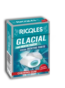 Ricqlès Chew Gum Glacial Sans Sucre B/21g