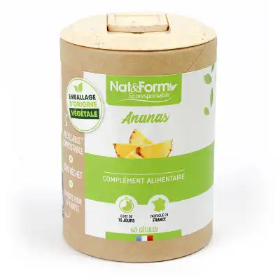 Nat&form Ecoresponsable Ananas 60 Gélules à FONTENAY-TRESIGNY