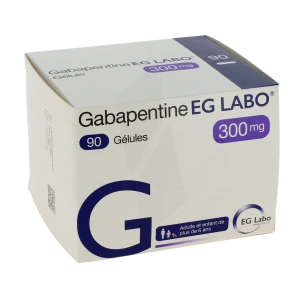 Gabapentine Eg Labo 300 Mg, Gélule