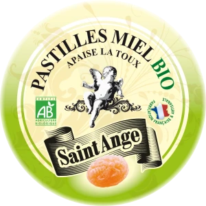 Saint-ange Bio Pastilles Miel Boite Métal/50g