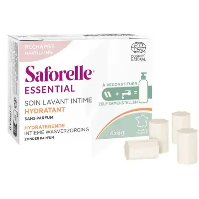 Saforelle Essential Soin Lavant Intime à Reconstituer Boîtier De Recharge Hydratant 2x200ml à Toulouse