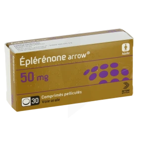 Eplerenone Arrow 50 Mg, Comprimé Pelliculé