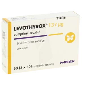 Levothyrox 137 Microgrammes, Comprimé Sécable