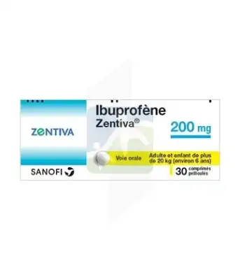 Ibuprofene Zentiva 200 Mg, Comprimé Pelliculé à Bourges