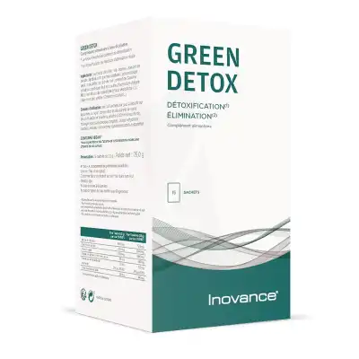 Inovance Green Detox Pdr Sol Buv 15sach/7,5g à LA-RIVIERE-DE-CORPS
