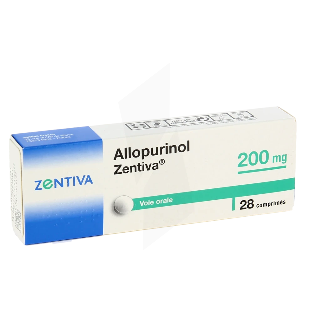 Allopurinol Zentiva 200 Mg, Comprimé