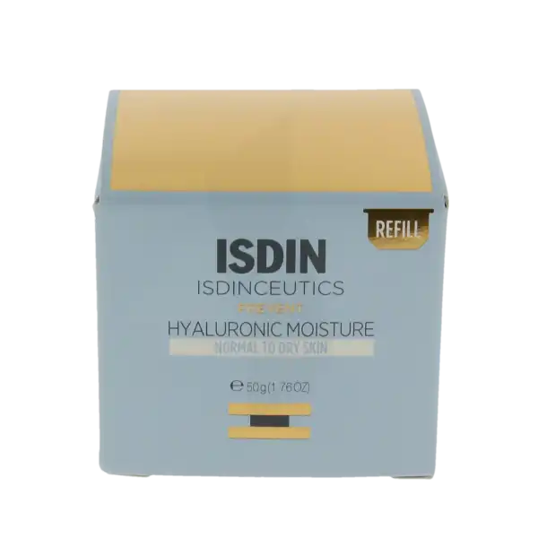 Isdin Hyaluronic Moisture Crème Peaux Normales à Sèches Recharge/50g