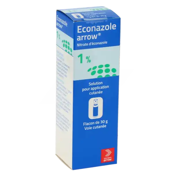 Econazole Arrow 1 %, Solution Pour Application Cutanée