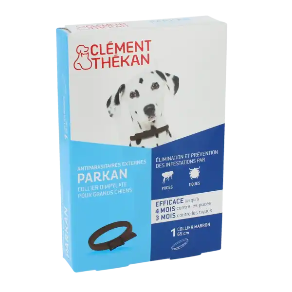 Parkan Collier Dimpylate Pour Grands Chiens, Collier Médicamenteux