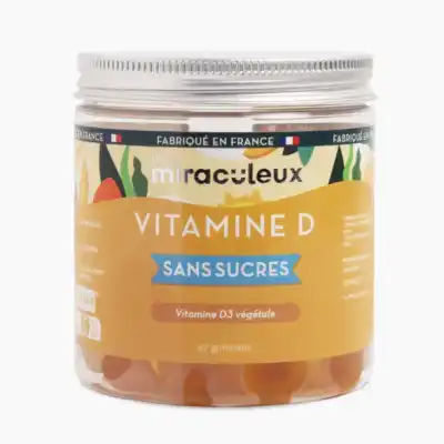 Les Miraculeux Gummies Vitamine D Sans Sucre Gomme Pot/42 à LORMONT