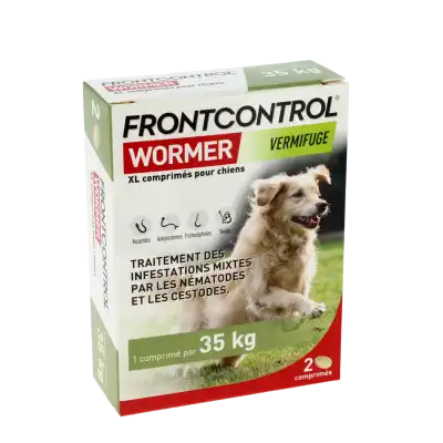 FRONTCONTROL WORMER XL Comprimés chien B/2