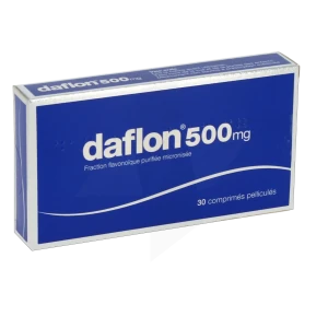 Daflon 500 Mg, Comprimé Pelliculé