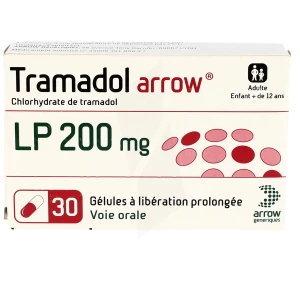 Tramadol Arrow L.p. 200 Mg, Gélule à Libération Prolongée