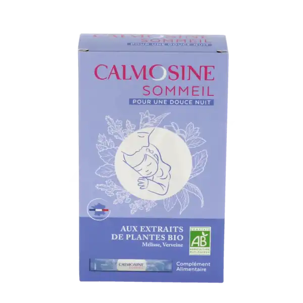 Calmosine Sommeil Bio Solution Buvable Relaxante Extraits Naturels De Plantes 14 Dosettes/10ml