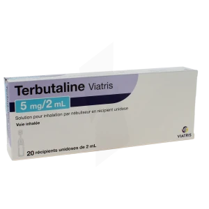 Terbutaline Viatris 5 Mg/2 Ml, Solution Pour Inhalation Par Nébuliseur En Récipient Unidose