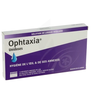 Ophtaxia Solution Tamponnée Lavage Oculaire 10 Unidoses/5ml
