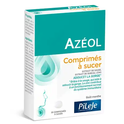 Pileje Azéol Comprimés à Sucer 30 Comprimés à ANDERNOS-LES-BAINS