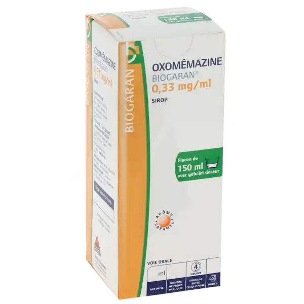 Oxomemazine Biogaran 0,33 Mg/ml, Sirop