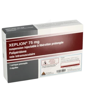 Xeplion 75 Mg, Suspension Injectable à Libération Prolongée