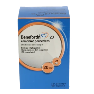 Benefortin 20 Comprime Pour Chiens, Comprimé