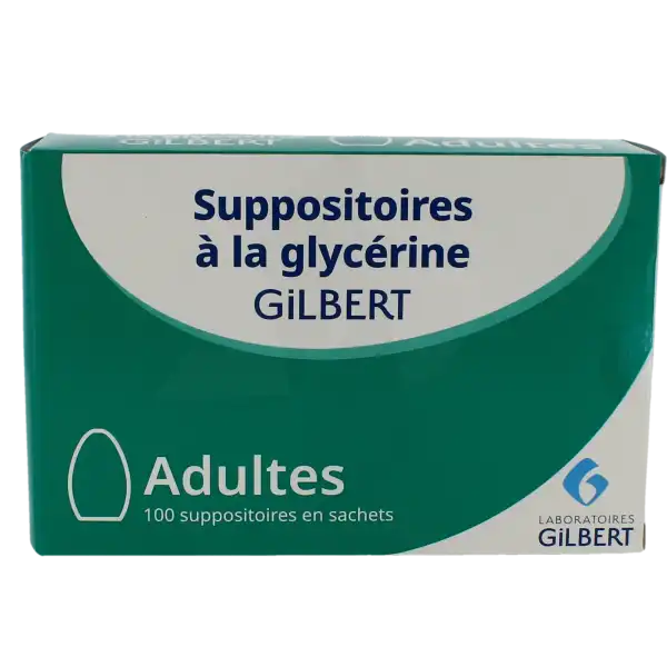 Suppositoires A La Glycerine Gilbert Adultes, Suppositoire