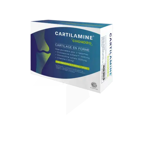 Cartilamine Chondro Tablette Force Et Souplesse Articulations B/60+30