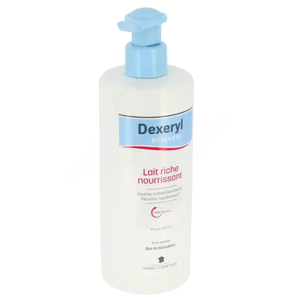 Dexeryl Essentiel Lait Riche Nourrissant Fl Pompe/500ml